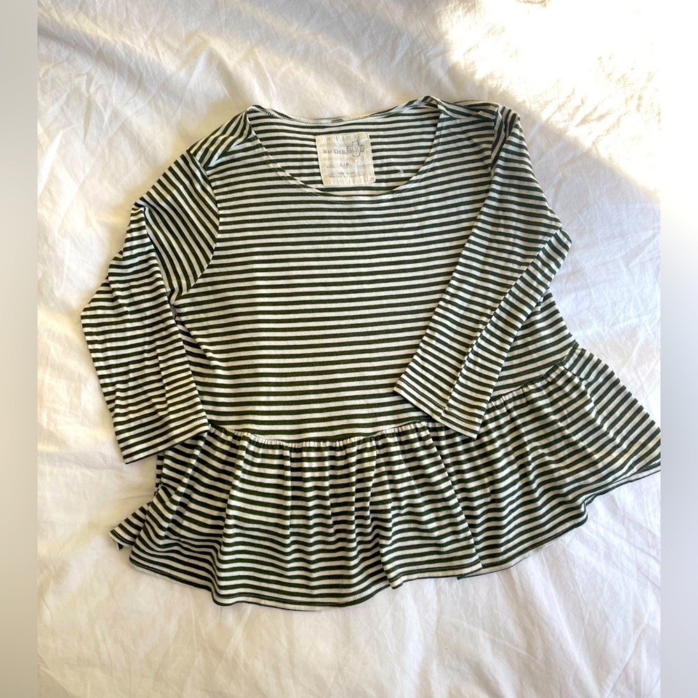 Free People Striped Shirt Small
